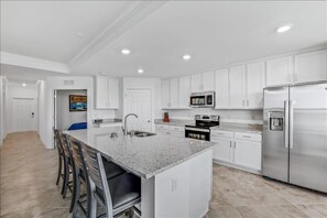 Large Kitchen Island, Seating for 4