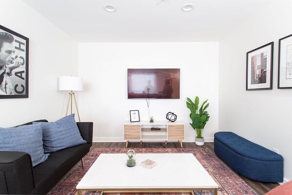 Living area with with TV to relax.