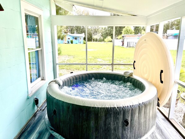 Bubbelpool inomhus