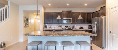 Chef's Delight Kitchen Features New Countertops, Stainless Steel Appliances and Beautiful Cabinetry