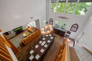 Dining Area view from the top floor