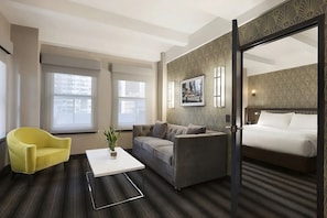 Living Area. Exact unit will be assigned upon arrival. Views, colors and decor may vary.