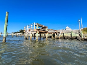Water access from the dock.