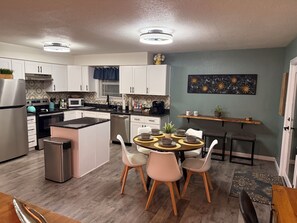 Open dining area.