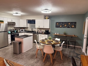 Open dining area.