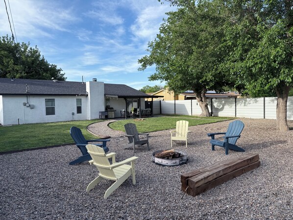 Firepit! Are you up for smores and great conversation?