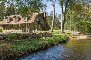 Our home from the creeks perspective