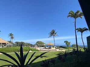 view from balcony