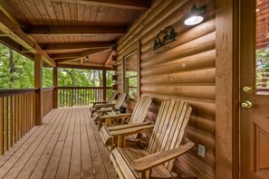 The best place to have coffee in the morning is always the back deck!