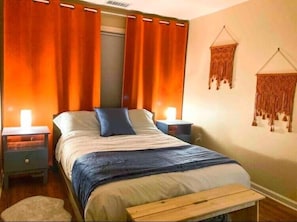 Primary bedroom on the entry floor