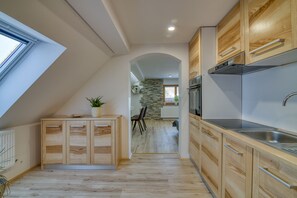 Kitchen with all needed appliances