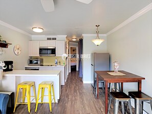 Kitchen with Dining space.