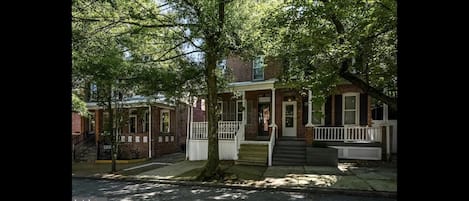 Front of House (Left side w/white fence porch.