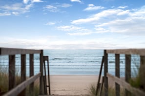 Steps from the beach