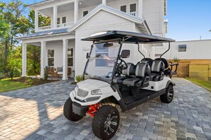 Included 6-Passenger Golf Cart