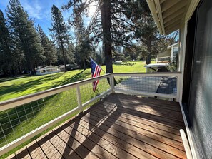 View from upper deck off upstairs master bedroom.