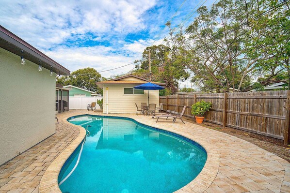 Enjoy a beautiful day by the pool