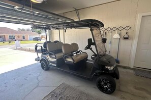 Golf Cart Included in Rental