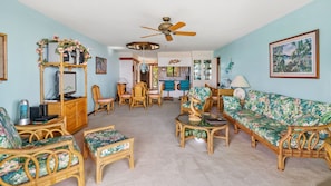 Nihi Kai Villas at Poipu #805 - Living Great Room - Parrish Kauai