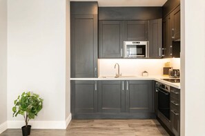 Large open plan kitchen