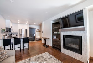 Indoors, Fireplace, Furniture, Living Room, Home Decor