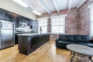 Living Room/Kitchen/Seating Area