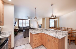 Indoors, Kitchen, Floor, Lamp, Flooring