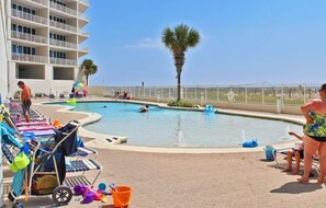 Outdoor Pool #2 - Zero Entry Pool for the Kids!