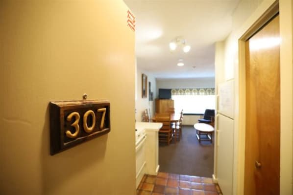 Entryway into Resort Condo in Waterville Valley