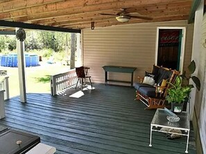 FRONT PORCH SITTING AREA 