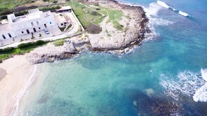 Porta D'Oriente Suite auf der Rückseite des Gebäudes direkt am Meer