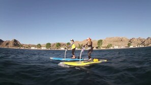 Hobe elliptical paddleboards ( not same Lake) 2 and 2 regular paddle bds