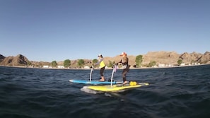 Hobe elliptical paddleboards ( not same Lake) 2 and 2 regular paddle bds
