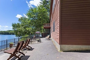 side view of deck