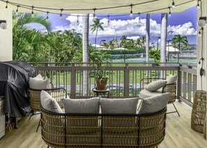 relax in style on the covered patio while enjoying the gentle breeze!