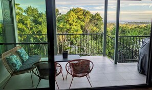 Outdoor balcony to relax and take in the views