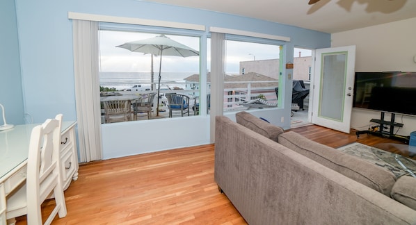 Full ocean view living room