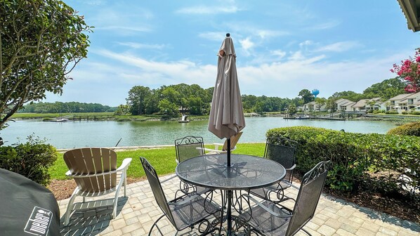 Patio with Lagoon View