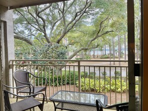 Patio with Views of the Calibogue Sound