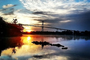 Early Summer view from Peel Dock Road.