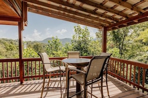 Outdoor dining area