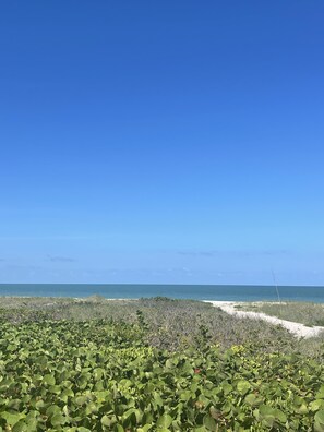 Private beach entrance