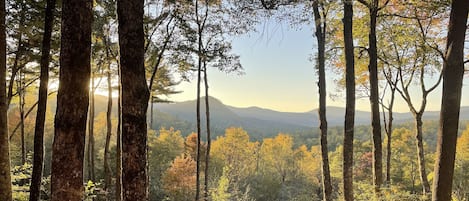 Watch the sunset off the back deck!