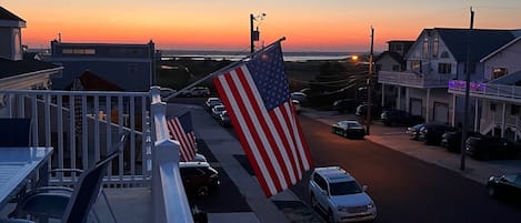 Sunset on Top Front Deck - May 2022