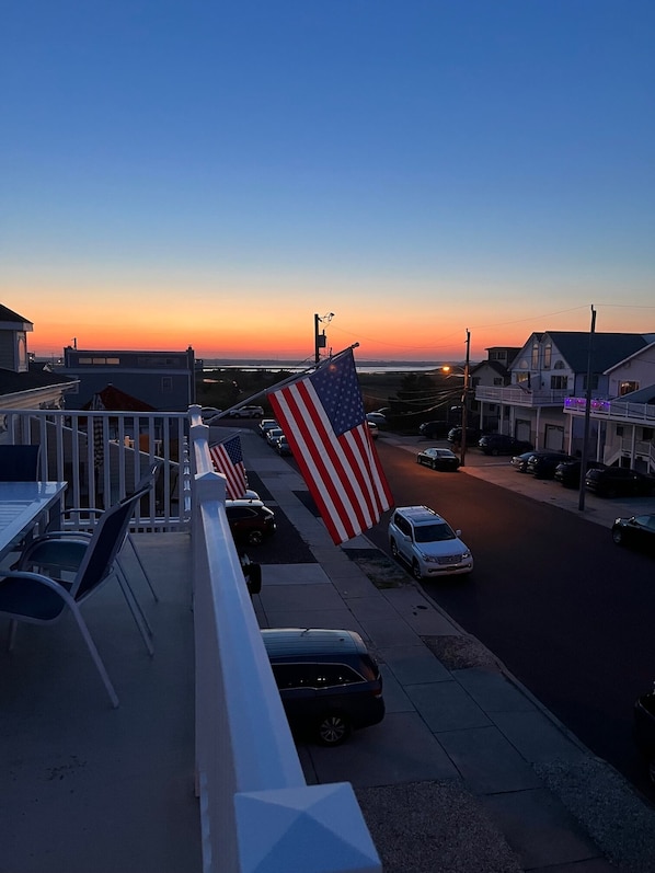 Sunset on Top Front Deck - May 2022