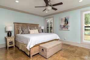 Master Bedroom - Soothing Bedroom with a Comfortable King Bed and Ensuite Bathroom