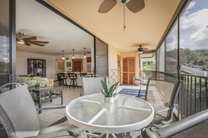 Outdoor Dining on the Living Room Lanai