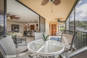 Outdoor Dining on the Living Room Lanai