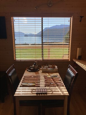 ocean view from dining area