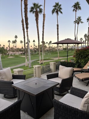 Patio View Overlooking Palm Valley Golf Course